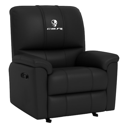Dreamseat Rocker Recliner with C8R Jake White Logo XZ52031CDRRBLK-PSGMC61120